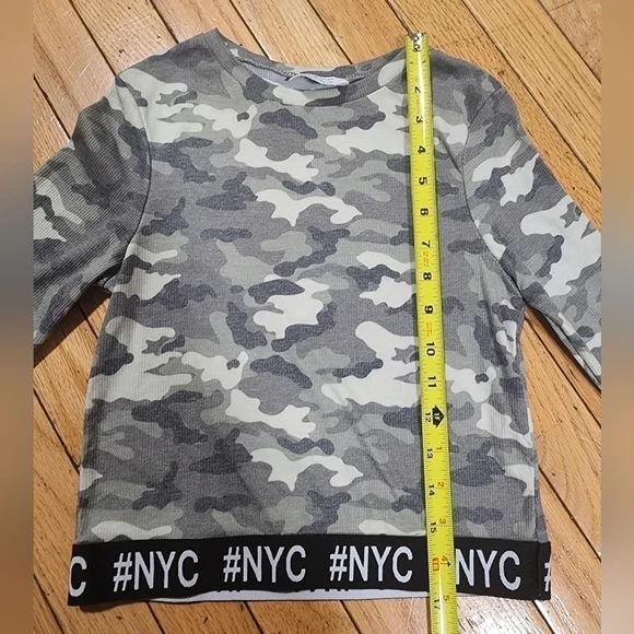 Girls Camo Print Long Sleeve Top - Picture 8 of 9